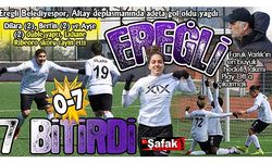 Ereğli Belediyespor Play-Off’a doğru koşar adım: 0-7