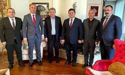 GMİS yönetimi, Köksal Toptan'ı ziyaret etti