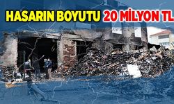 Hasarın boyutu gündüz ortaya çıktı