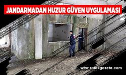 Jandarmadan huzur ve güven uygulaması