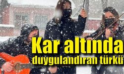 Çaycumalı gençlerden duygulandıran türkü