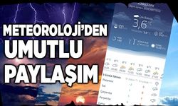 Meteoroloji’den umutlu paylaşım