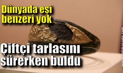 Tarlasını süren bir çiftçi tarafından bulundu