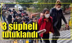 Yasa dışı bahis operasyonunda 3 şüpheli tutuklandı