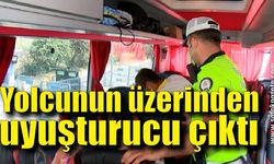 Yolcunun üzerinden 173 adet sentetik uyuşturucu çıktı