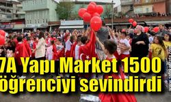 7A Yapı Market 23 Nisan’da bin 500 öğrenciyi sevindirdi