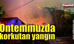 Ontemmuz'da korkutan yangın
