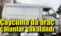 Çaycuma'da çekici ile araç çalanlar yakalandı