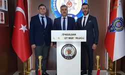 Emniyet Müdürü misafirlerini ağırladı
