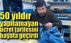 İki ay önce göreve gelen başkan, 50 yıllık tarifeyi hayata geçirdi