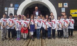 Minik öğrenciler maden müzesini ziyaret etti