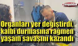 Organları yer değiştirdi, kalbi durmasına rağmen yaşam savaşını kazandı