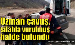 Uzman çavuş, yol kenarında silahla vurulmuş halde bulundu