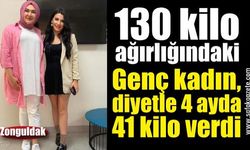 130 kilo ağırlığındaki genç kadın, diyetle 4 ayda 41 kilo verdi