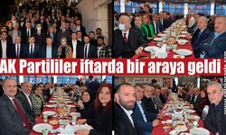 AK Partililer iftar programında bir araya geldiler