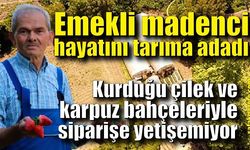 Emekli madenci hayatını tarıma adadı; şimdi siparişe yetişemiyor