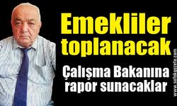 Emekliler toplanacak