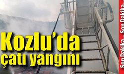 Kozlu'da korkutan yangın