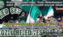 Kozlu Belediyespor’a sabit gelir kaynağı... Bu desteklere çok ihtiyaç var