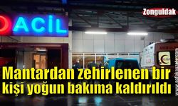 Mantardan zehirlenen bir kişi yoğun bakıma kaldırıldı