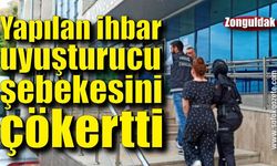 UYUMA aplikasyonu uyuşturucu şebekesini çökertti