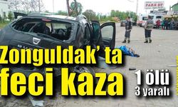 Zonguldak’ ta feci kaza: 1 ölü, 3 yaralı