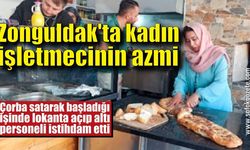 Zonguldak'ta kadın işletmecinin azmi