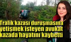 Genç avukatın trafik kazası davasına yetişmek isterken kaza yaptığı ortaya çıktı