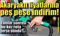 Akaryakıt fiyatlarına peş peşe indirim geldi!