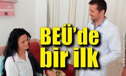 BEÜ’de bir ilk. Sırt üstü pozisyonda lazerle kapalı böbrek taşı ameliyatı yapıldı