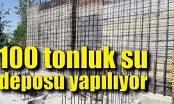 Elvanpazarcık Belediyesi 100 tonluk su deposu yapıyor