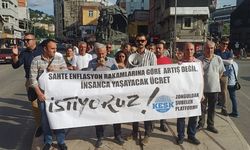 "İnsanca yaşamaya yetecek bir ücret istiyoruz"