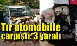 Karabük'te tır otomobille çarpıştı: 3 yaralı