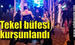 Zonguldak'ta Tekel büfe kurşunlandı: 2 yaralı