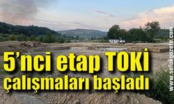 5’nci etap TOKİ temel kazı çalışmaları başladı.