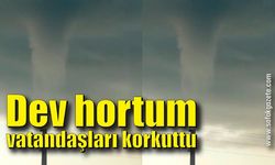 Alaplı-Akçakoca arasında dev hortum vatandaşları korkuttu