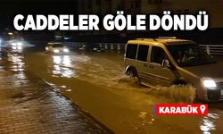 Caddeler göle döndü