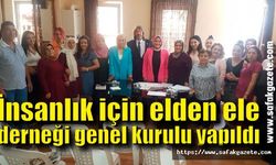 İnsanlık için elden ele derneği genel kurulu yapıldı