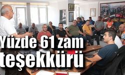 İşçilerden başkan Bozkurt’a teşekkür ziyareti