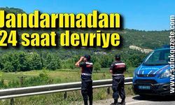 Jandarmadan ormanlara 24 saat devriye