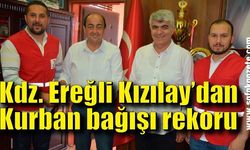 Kdz. Ereğli Kızılay’dan Kurban bağışı rekoru