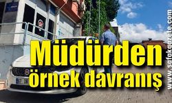 Müdürden örnek davranış