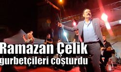 Sanatçı Ramazan Çelik, gurbetçileri coşturdu