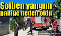 Şofben yangını ekipleri harekete geçirdi