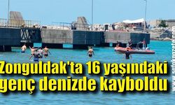 Zonguldak'ta 16 yaşındaki genç denizde kayboldu