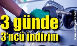 Akaryakıt fiyatlarında üç günde 3'ncü indirim