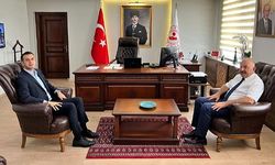 Başkan Öztürk, yeni atanan kaymakamı ziyaret etti