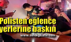 Çaycuma'da polisten lokal ve eğlence yerlerine baskın