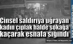 Cinsel saldırıya uğrayan kadın çıplak halde sokağa kaçarak esnafa sığındı