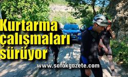 Kanyonda mahsur kalanları kurtarma çalışmaları sürüyor